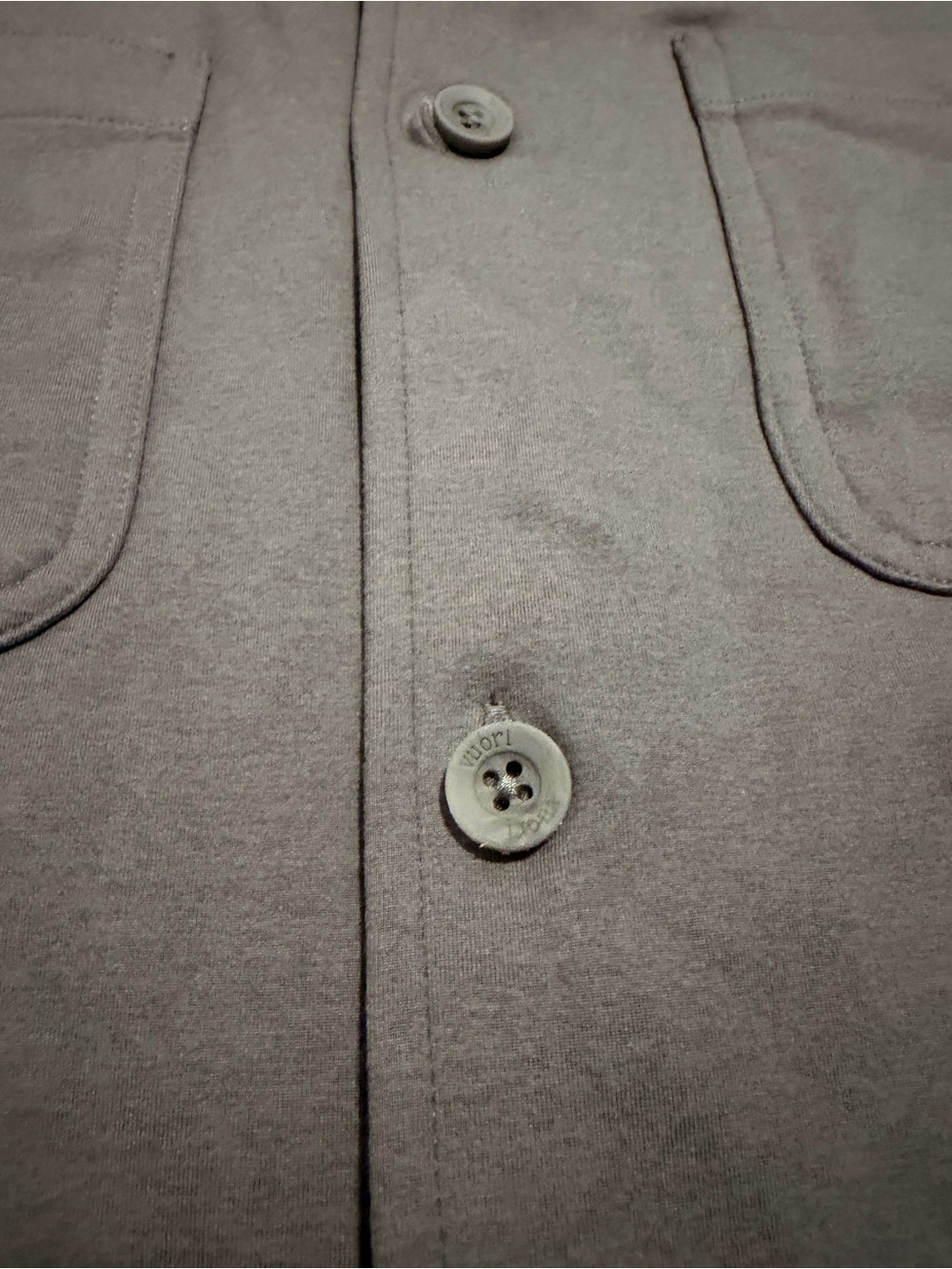 Vuori Coronado Shirt Jacket Men's Large Gray Performance Stretch Shacket V2009 - Picture 4 of 8
